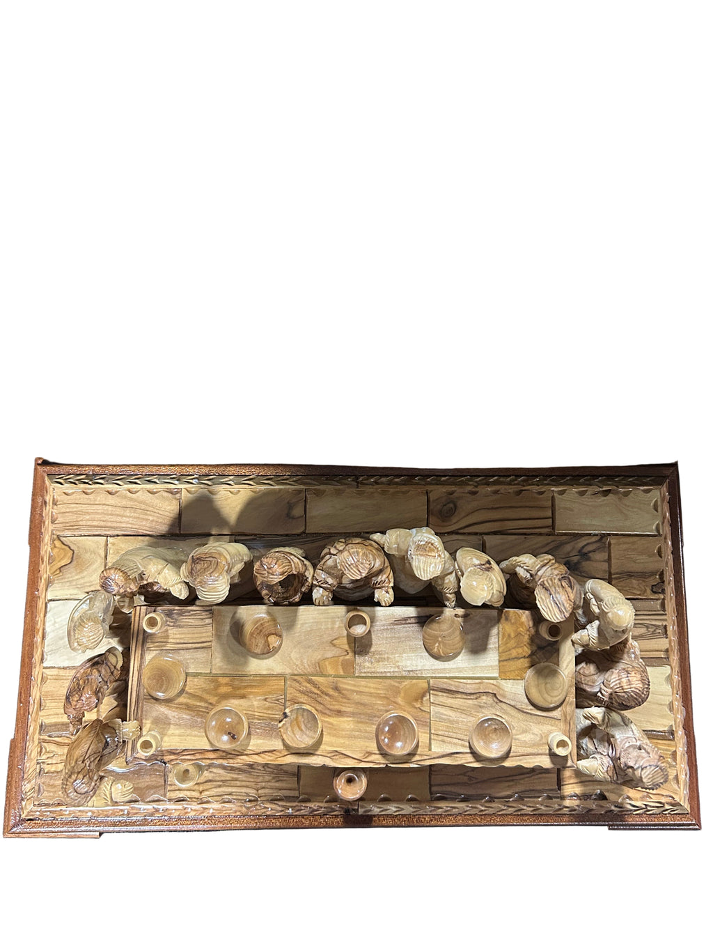 Olive Wood Sculpture of the Last Supper